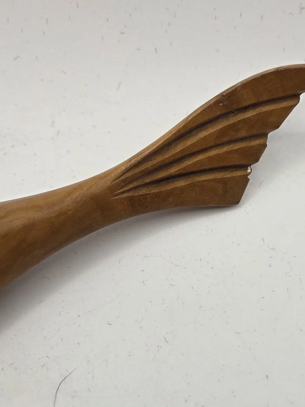 Vintage Oliv Art Wooden Shark Bottle Opener Stamped Made In Spain
